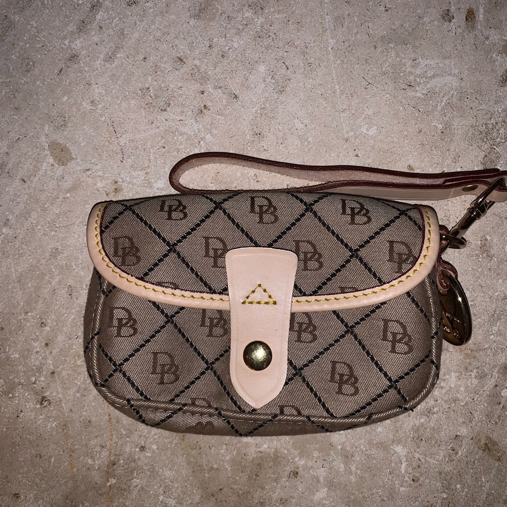 Rooney and Bourne flap wrist wallet